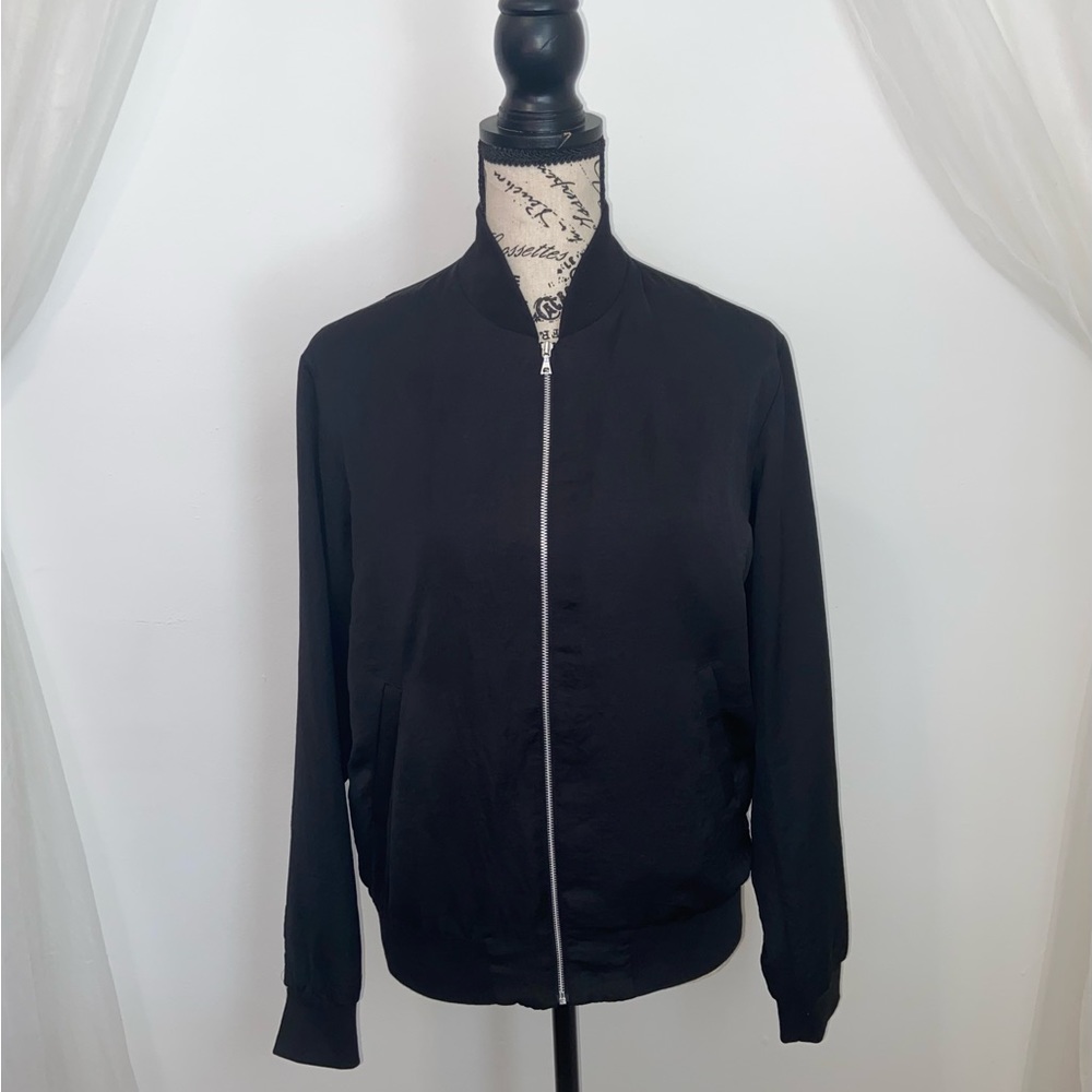 UNIQLO Black Lightweight Bomber Jacket